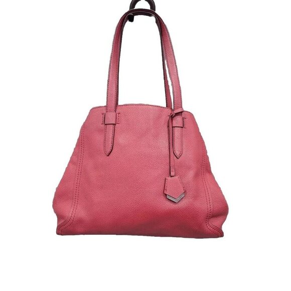 Botkier New york Woman's Leather Tote Color Red Medium - Picture 1 of 9